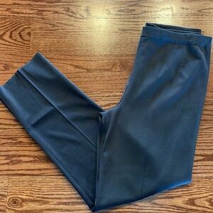 MING WANG women’s pull on stretch straight leg pants sophisticated career Large